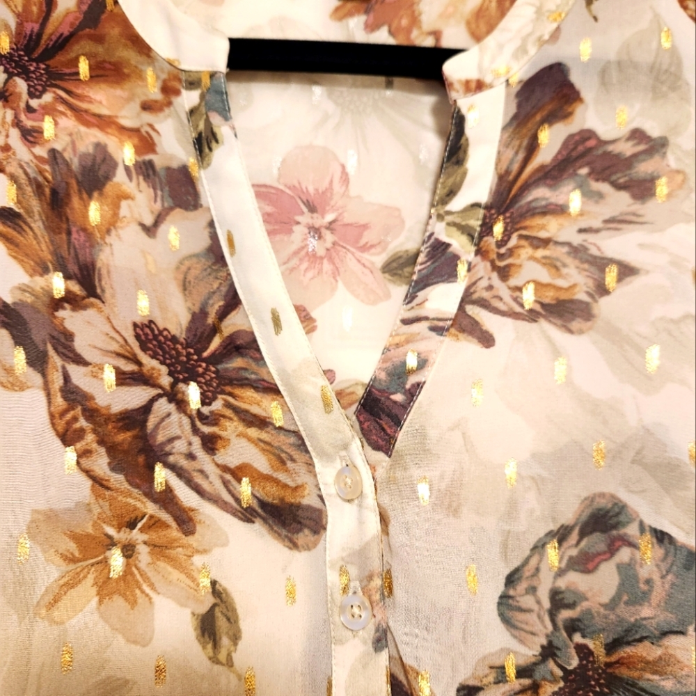 CHIFFON HI LOW BLOUSE